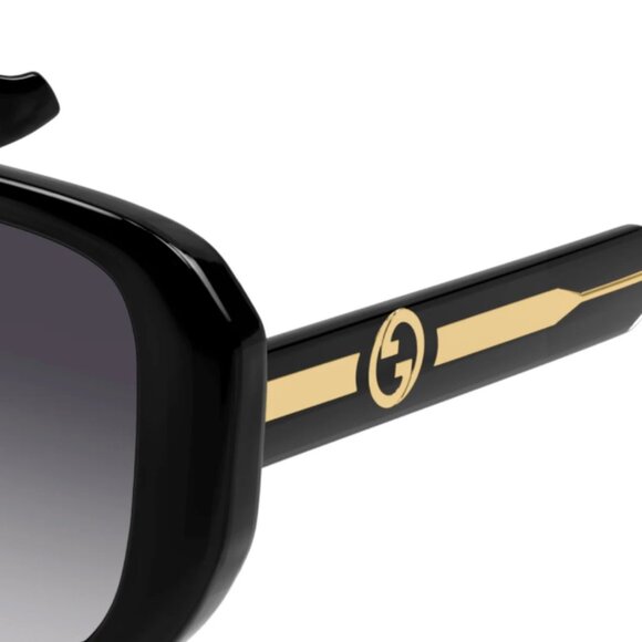 Gucci Women\'s Sunglasses | Style: GG1557SK-001 | Black + Gold main image 6